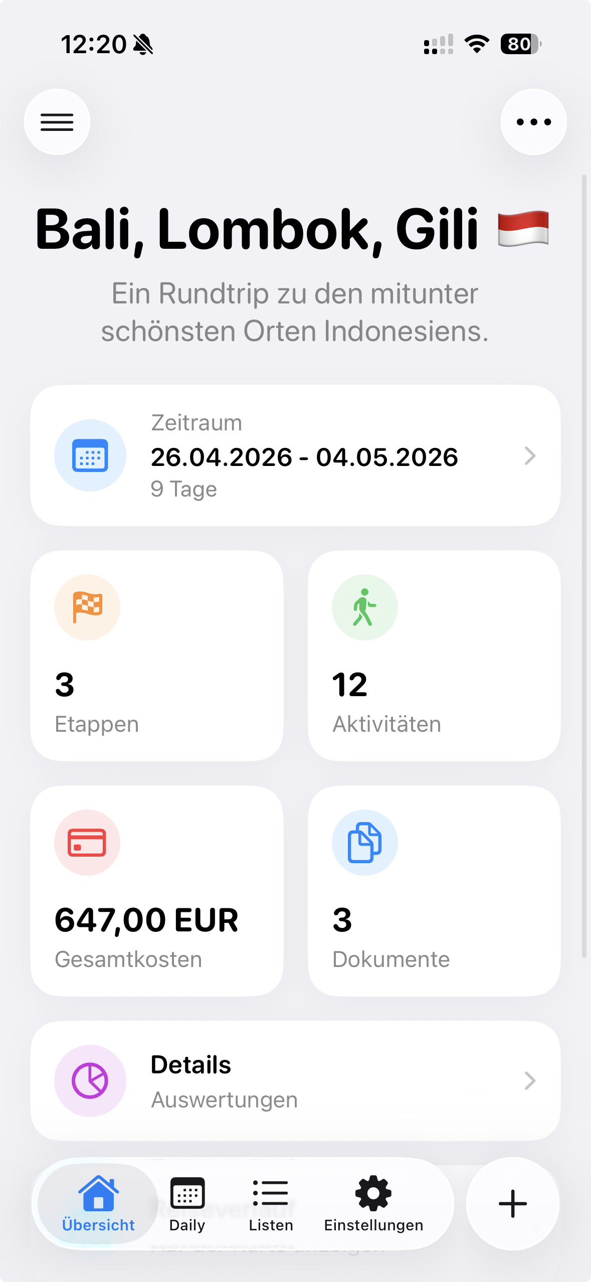 TravelAlly Dashboard